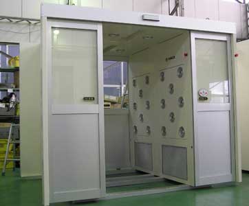 自動扉式エアシャワー